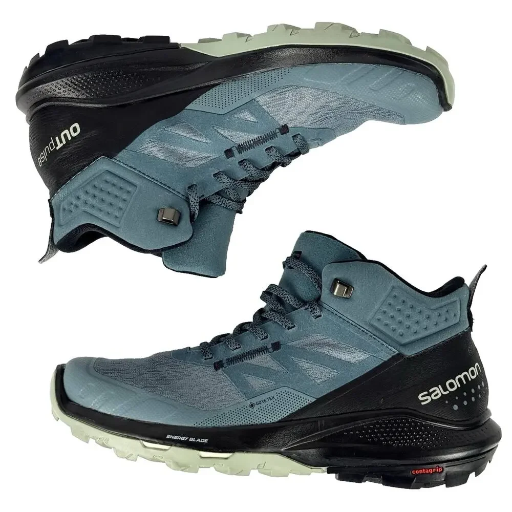 Salomon Women's Outpulse Mid GTX Hiking Boots 10 US Size 415937 Pre-owned Good